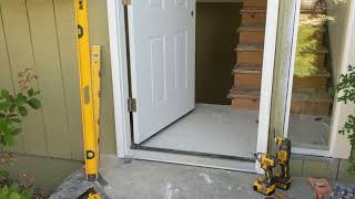 Jeld Wen Front Door Installation  Really crappy products and craftsmanship PART 1 [upl. by Minna504]