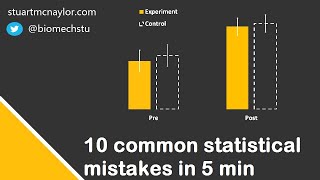 Ten Statistical Mistakes in 5 Min [upl. by Onitram]