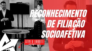 DIREITO DE FAMÍLIA Reconhecimento de filiação socioafetiva [upl. by Tiffa]