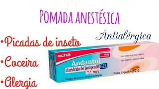 Resenha PomadaAndantol Gel [upl. by Schell]