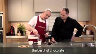 How to make a hot chocolate using an aerolatte milk frother [upl. by Onaled]