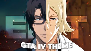 Aizen x Urahara  GTA IV Theme Edit [upl. by Assirem]